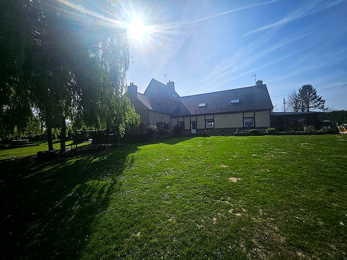 The house seen from the garden
